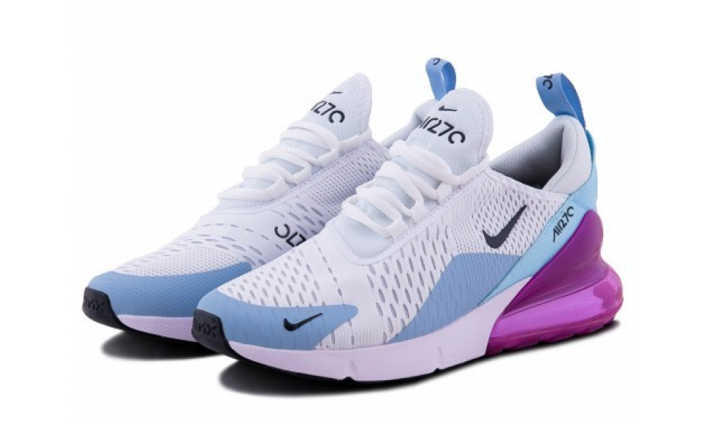 Nike air max 270 purple clearance white